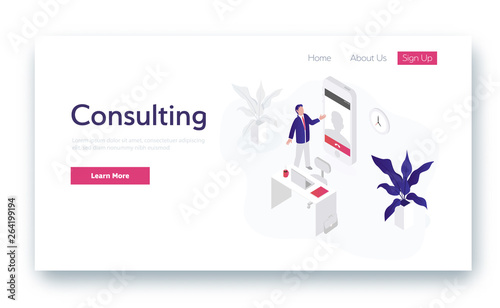 Consulting company template.
