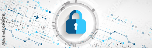 Secure digital space. Virtual confidential, programming protection.