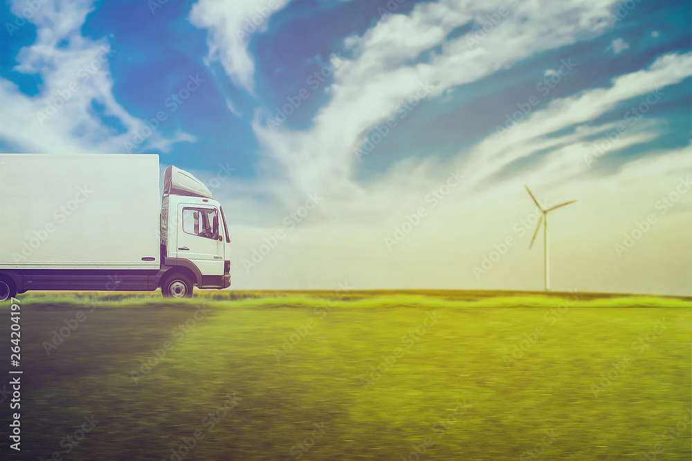 Transport Windenergie Sonnenschein