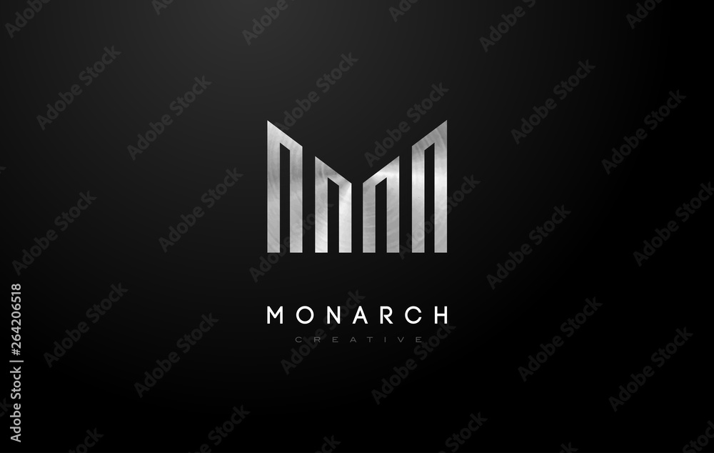 Silver M Logo. M Letter Icon Design Vector Silver M Logo. M Letter Icon Design Vector