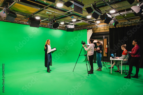 Bild auf Leinwand Lights.. Camera.. Action!