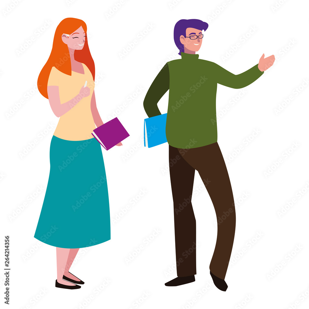 teachers couple avatars characters