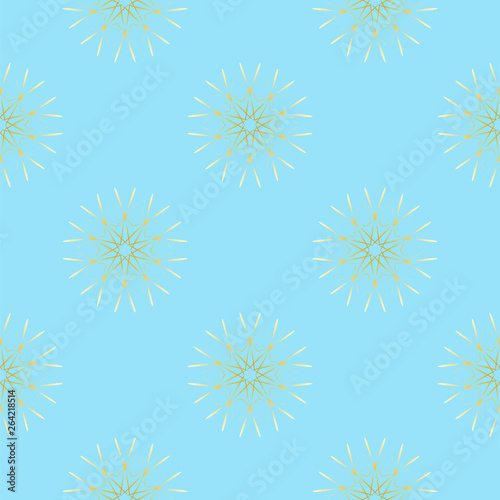 Abstract seamless pattern with stars. Colorful vector illustration