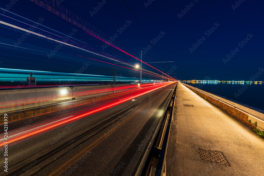 The Liberty bridge in Venice