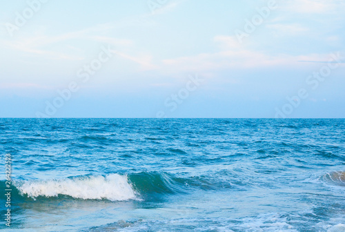 Wave & Sand beach background , holiday or relax in summer concept. © kittiyaporn1027