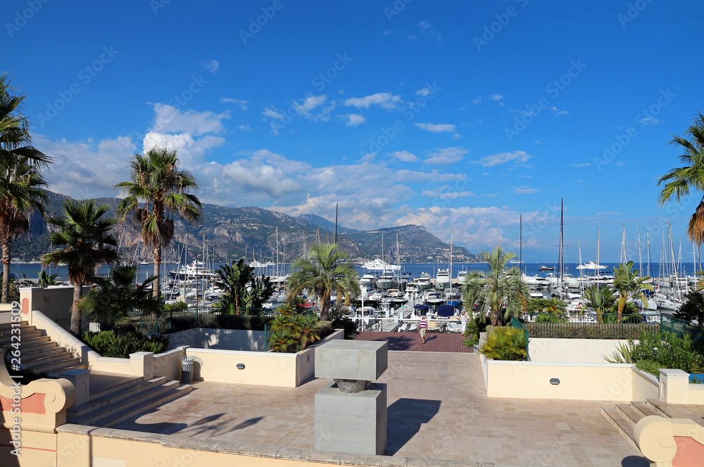 French Riviera - Saint Jean Cap Ferrat harbour terrace