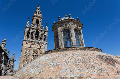 Obraz na płótnie View of Seville City w salonie