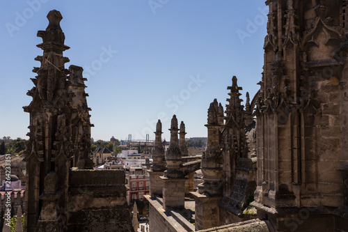 Obraz na płótnie View of Seville City w salonie