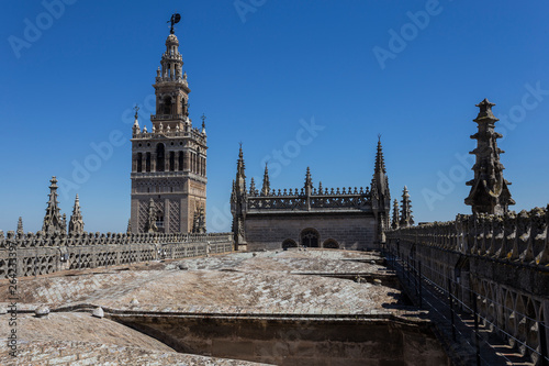 Obraz na płótnie View of Seville City w salonie