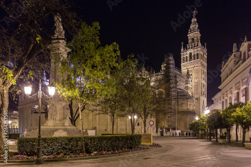 Obraz na płótnie View of Seville City w salonie