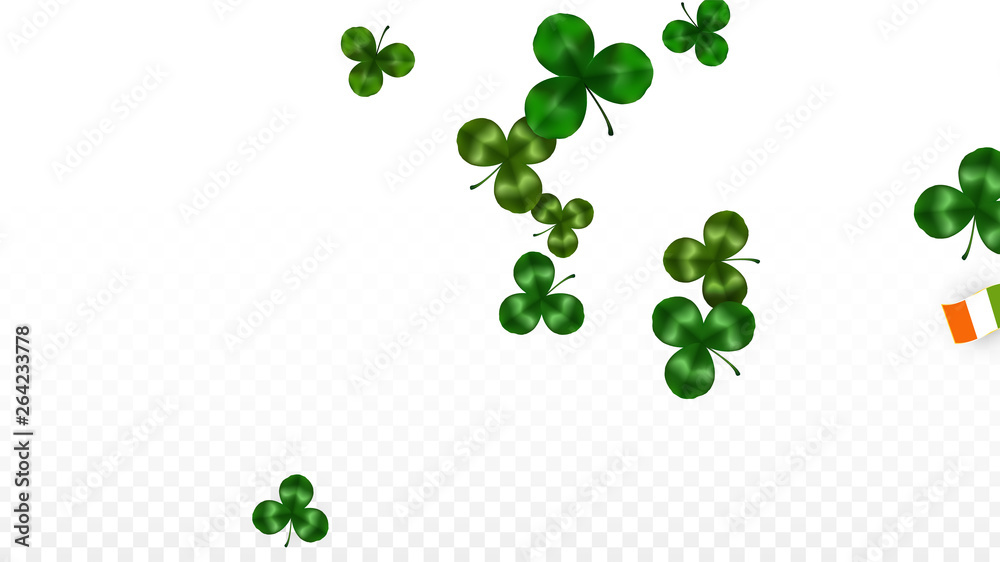 Vector Clover Leaf and Ireland Flag Isolated on Transparent Background. St. Patrick's Day Illustration. Ireland's Lucky Shamrock Poster. Invitation for Irish Concert in Pub. Tourism in Ireland. Vector Clover Leaf and Ireland Flag Isolated on Transparent Background. St. Patrick's Day Illustration. Ireland's Lucky Shamrock Poster. Invitation for Irish Concert in Pub. Tourism in Ireland.