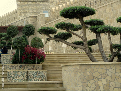 Baku. On the border of the historic city