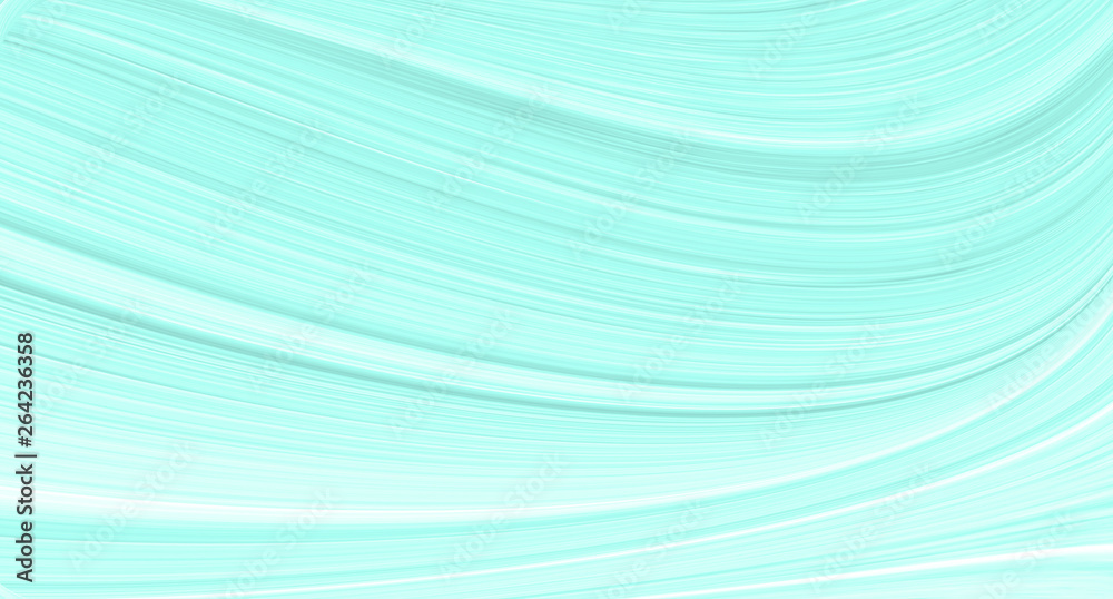 A wave pattern of white and blue. The background is turquoise with streaks and curved lines. A wave pattern of white and blue. The background is turquoise with streaks and curved lines.