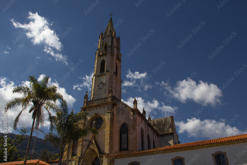 Igreja no santuario do caraça uma região de Minas Gerais, Brasil