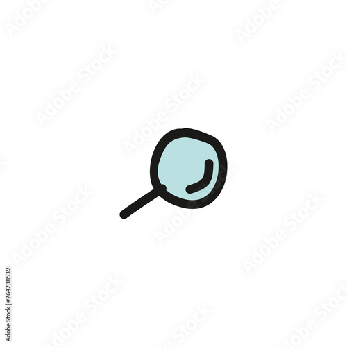 Glass magnifier icon