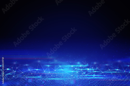 digital technology, internet of thing, network server background 3d illustration rendering, data deep learning, robotic ai science net web, neuron brain, futuristic connecting