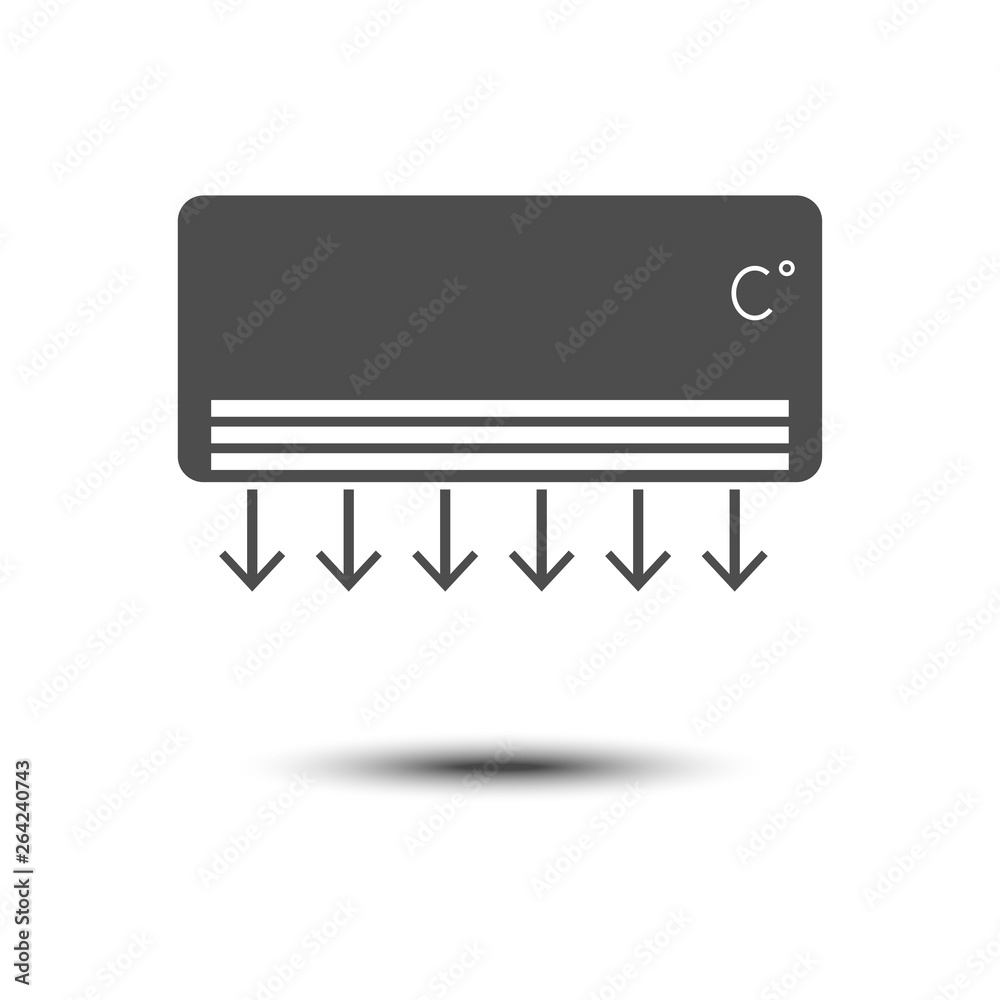 Air condition monochrome icon Air condition monochrome icon