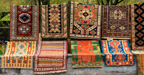 Ancient Armenian carpets pattern.