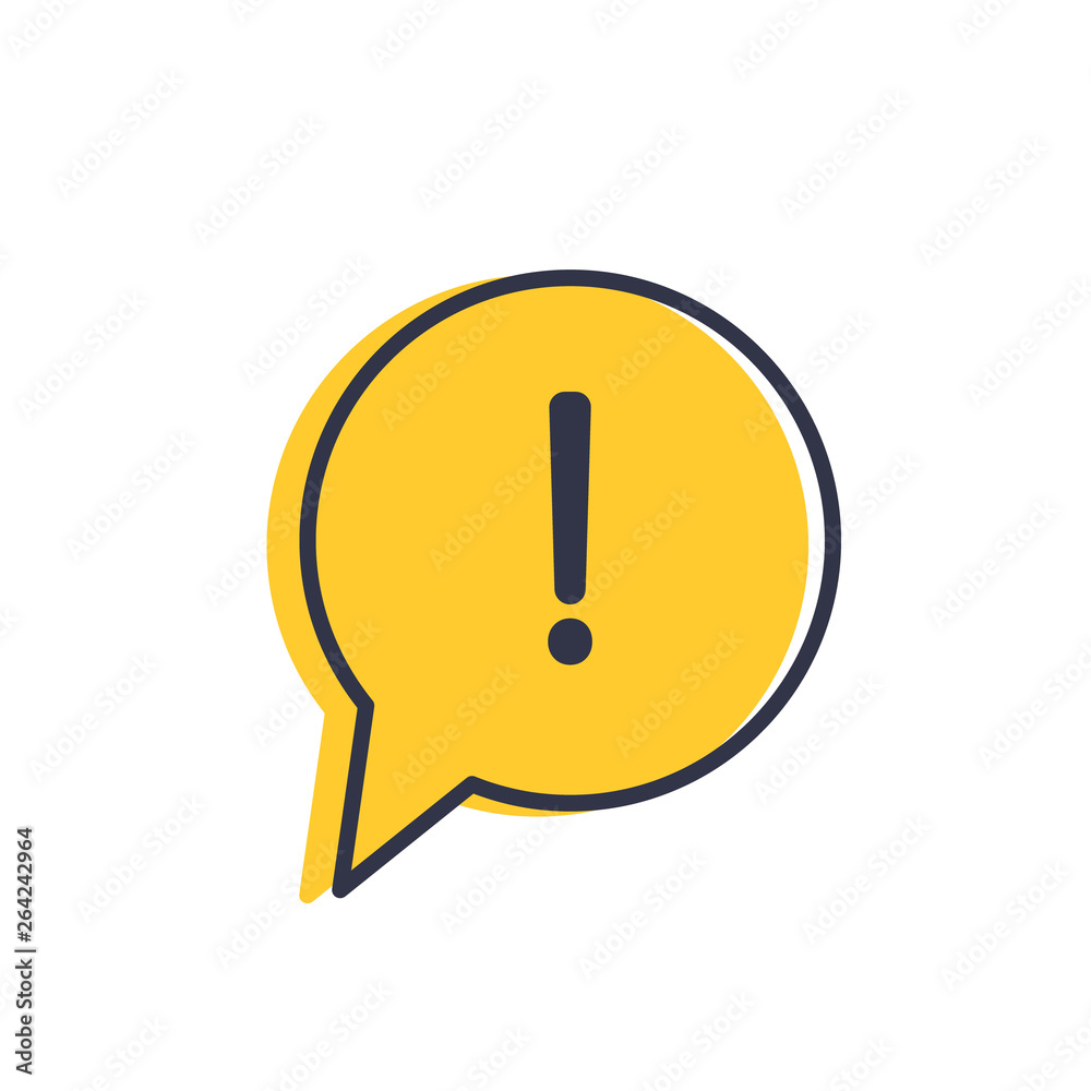 Yellow danger warning attention Yellow danger warning attention