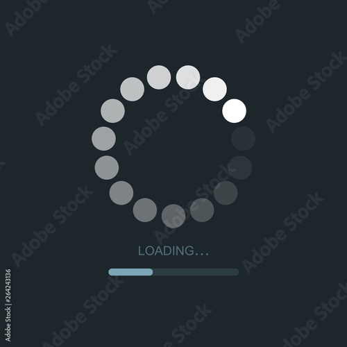 Load bar for mobile apps