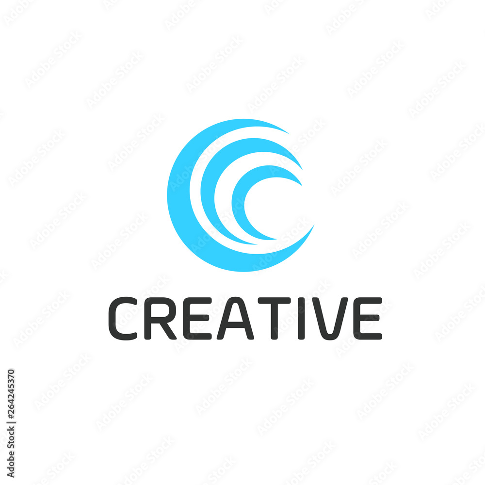 cyclone technology logo design vector