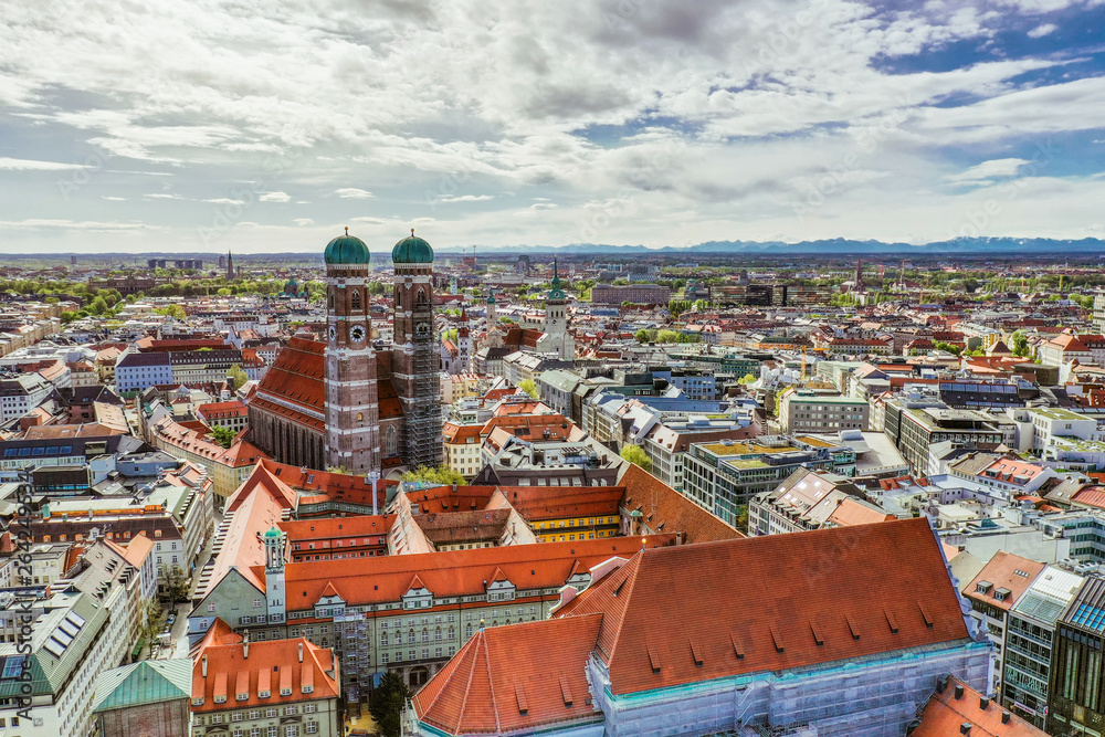 Obraz premium Panorama of Munich