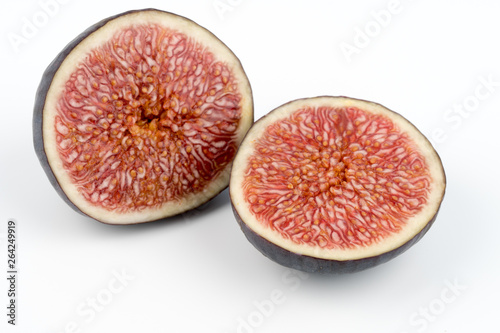 Cuted fig fruit