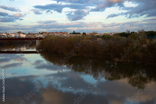 Fototapeta Naklejka Na Ścianę i Meble -  río Guadalquivir por Córdoba