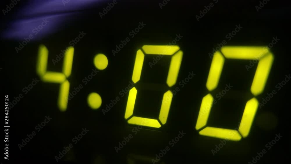 4K Digital Alarm at 4