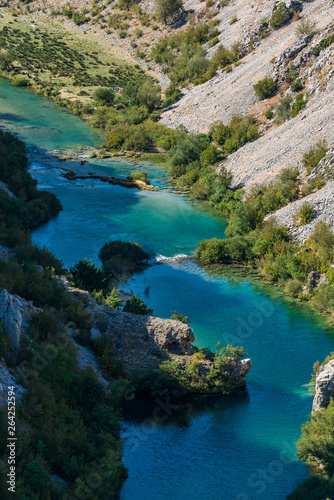 Zrmanja canyon, River zrmanja in Zadar county, Dalmatia, Croatia © michaldziedziak