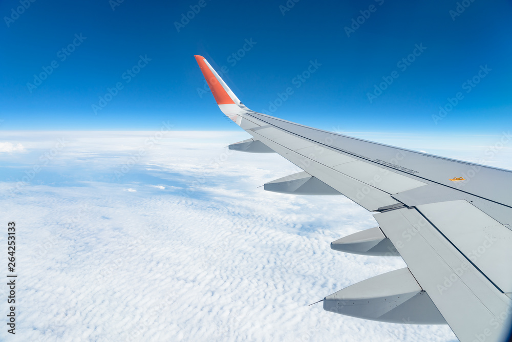 view from the airplane porthole view from the airplane porthole
