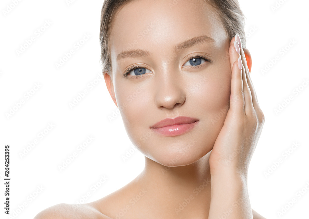 Beauty face woman healthy skin beautiful eyes Beauty face woman healthy skin beautiful eyes
