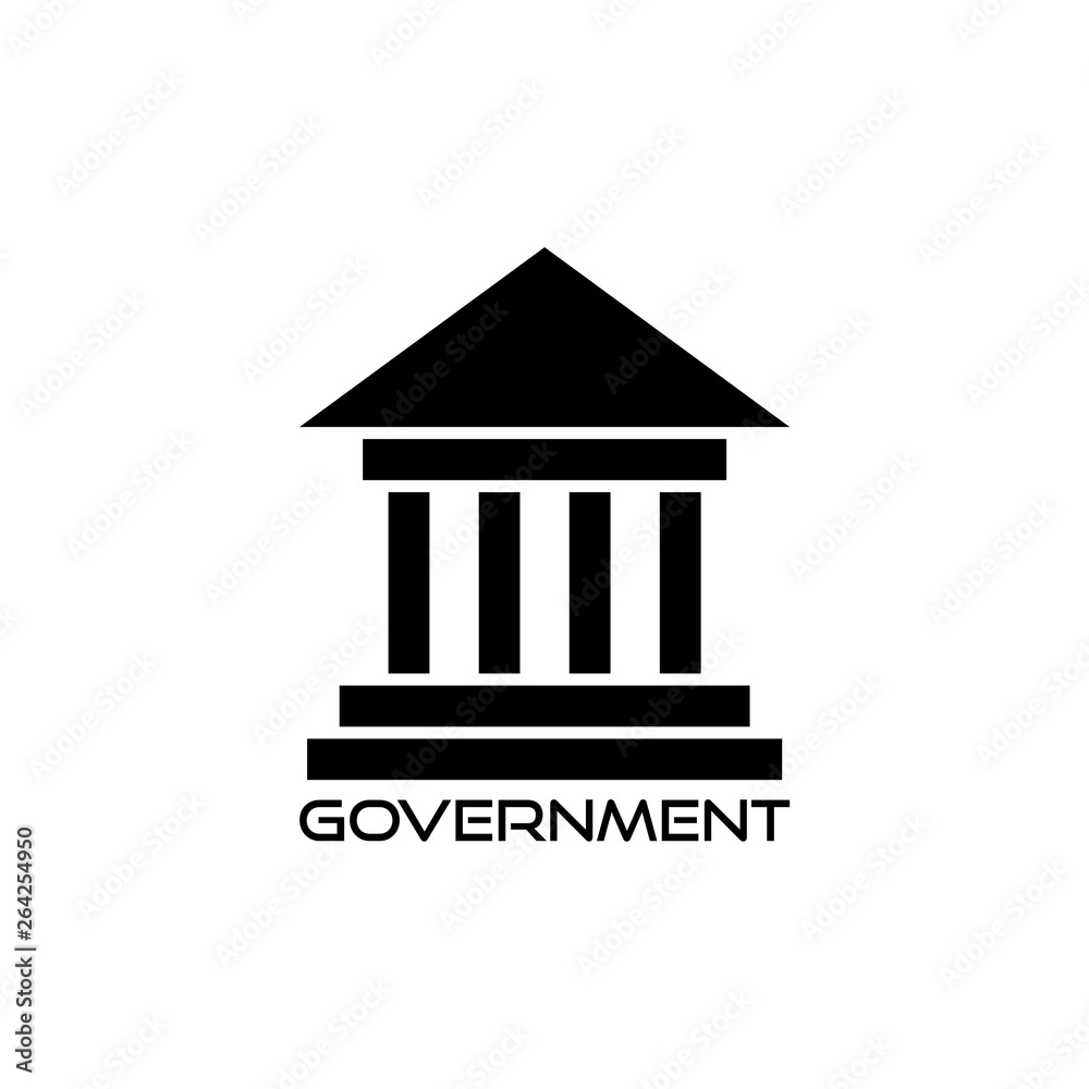 Government icon or sign
