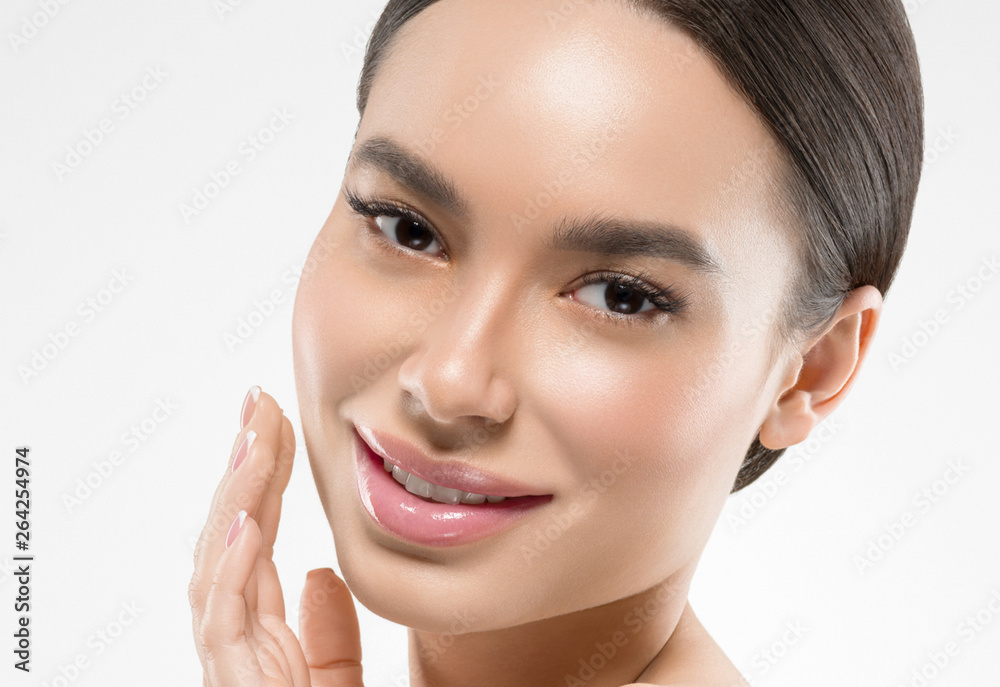 Asian beauty woman face healthy skin beauty female Asian beauty woman face healthy skin beauty female