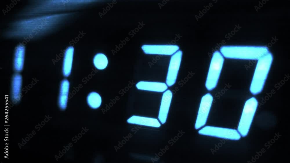 4K Digital Clock Turn to 11 30 Futuristic Design 1 4K Digital Clock Turn to 11 30 Futuristic Design 1
