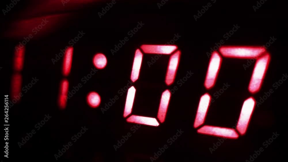 4K Digital Clock Turn to 11 Futuristic Design 2 4K Digital Clock Turn to 11 Futuristic Design 2