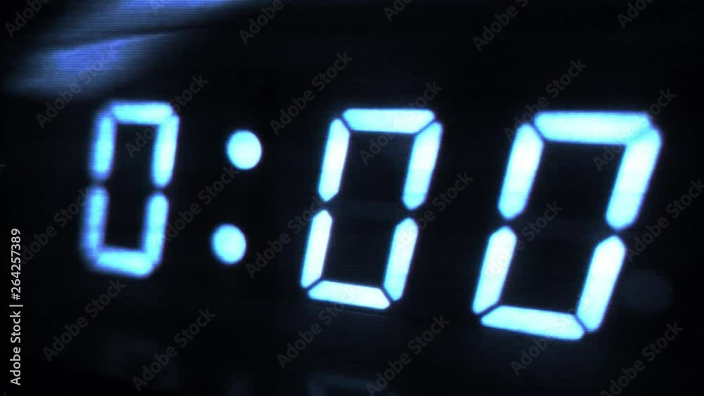 4K Digital Clock Turn to Midnight 0 24 Futuristic Design 2 4K Digital Clock Turn to Midnight 0 24 Futuristic Design 2