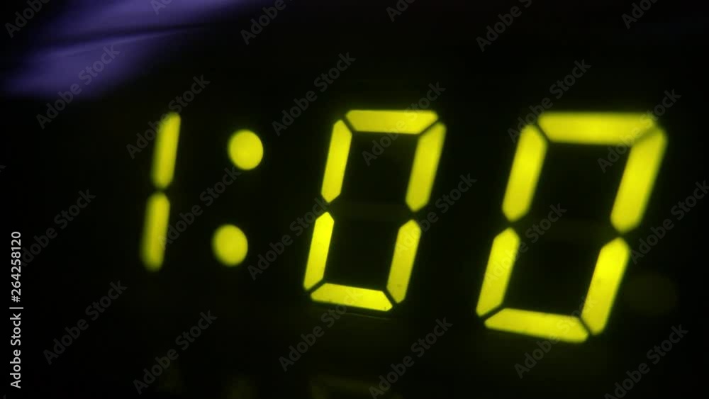 4K Digital Clock Turn to 9 30 Futuristic Design 2 4K Digital Clock Turn to 9 30 Futuristic Design 2