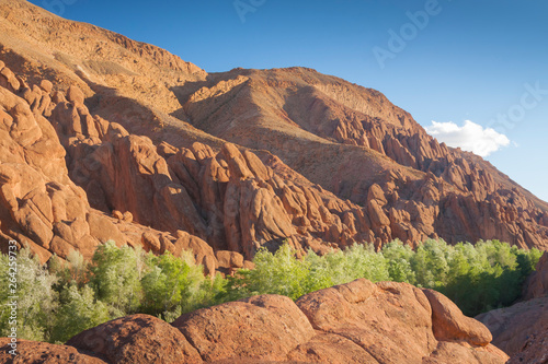 Morocco, Dades Gorge, Monkey Fingers Cliffs