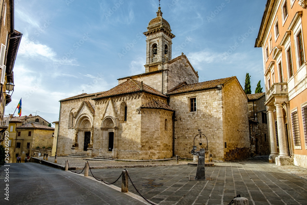 Collegiatta San Quirico e Giolitta in San Quirico d'Orcia, Tuscany, Italy