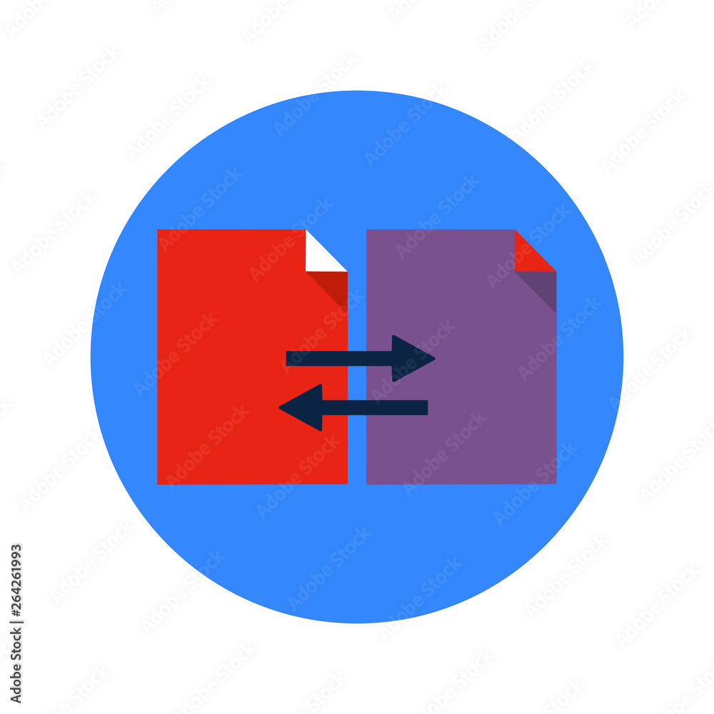 Obraz premium File transfer Icon