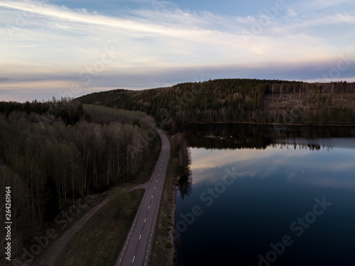 Road by lake © imagesbystefan