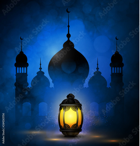 Ramadan Kareem, greeting background