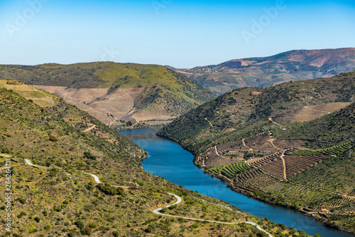 River Douro next to the mouth of the river Coa © homydesign
