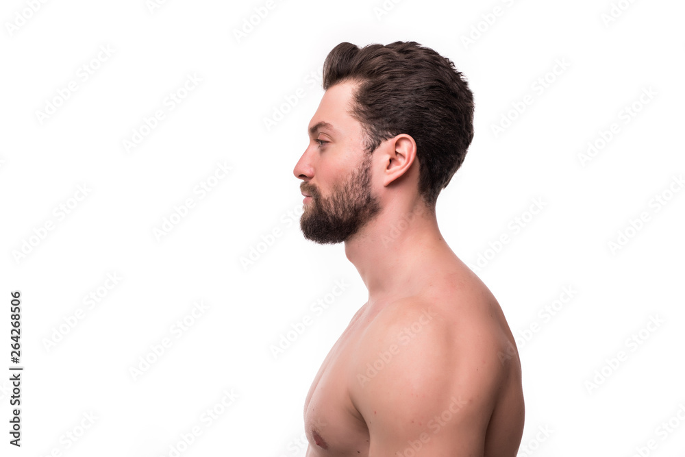 Premium Photo | Side view of man keeping a straight face | Side view of  face, Male face, Man photography