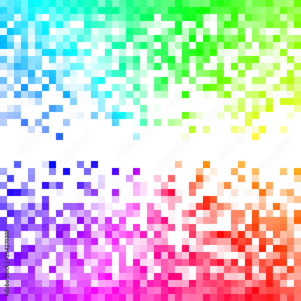 Colorful pixel background