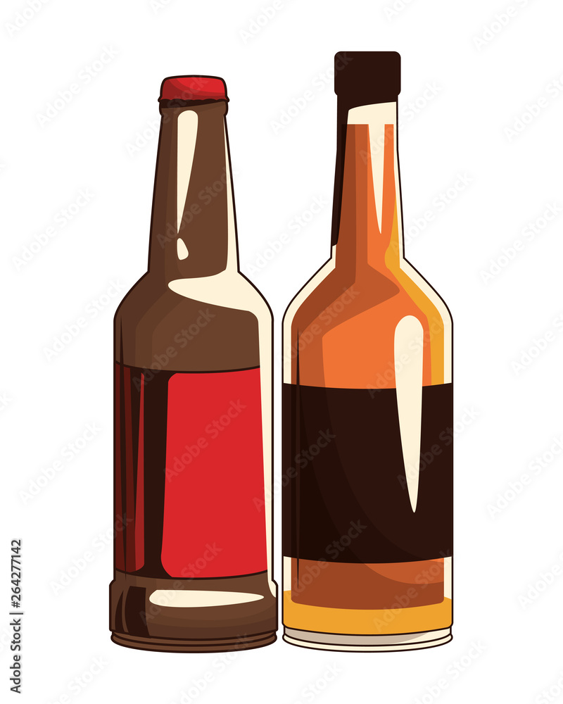 beverage bottles icon