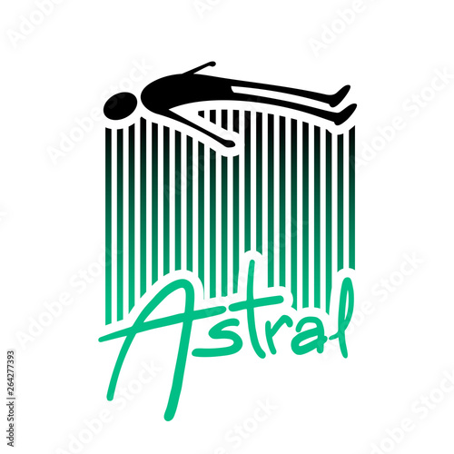 Astral projection illustration