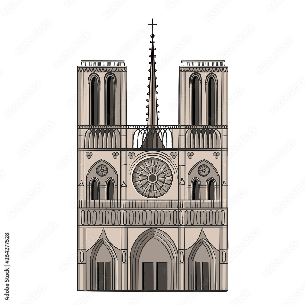 Fototapeta premium Notre Dame de Paris