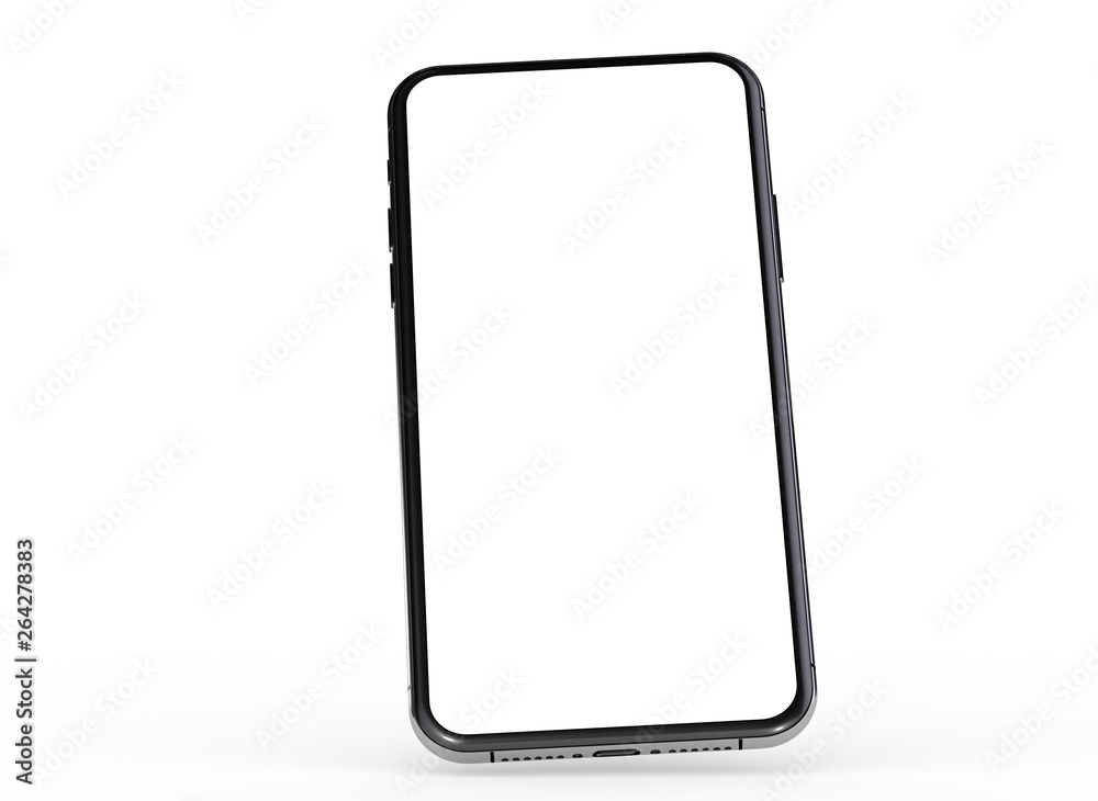 phone 3d illustration mockup smartphone phone 3d illustration mockup smartphone